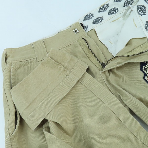 実際に弊社で買取させて頂いたDickies×DRESSCAMP/ディッキーズ×ドレスキャップ 刺繍/ワッペン チノパン /30の画像 2枚目