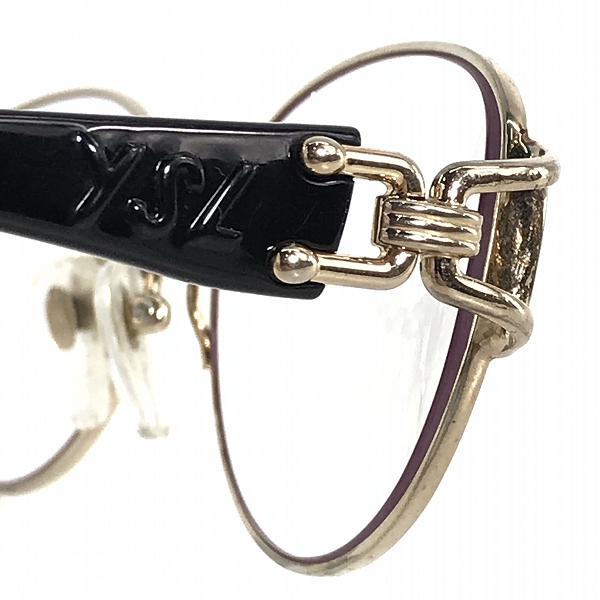 実際に弊社で買取させて頂いたYSL/Yves Saint Laurent/イブサンローラン 眼鏡/メガネフレーム/アイウェア YSL 30-0075の画像 7枚目