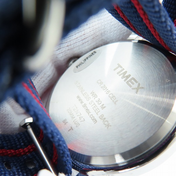 実際に弊社で買取させて頂いた(2)TIMEX/タイメックス ウィークエンダー セントラルパーク クオーツ 腕時計 T2N747の画像 3枚目