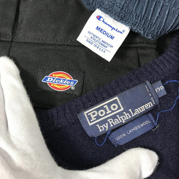実際に弊社で買取させて頂いた【おまとめ】ラルフローレン/デッキーズ/チャンピオン 等 ニット/ワークデニムパンツ/ハーフパンツ 他の画像 1枚目