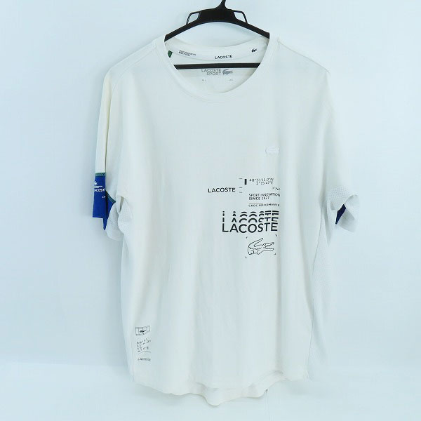 実際に弊社で買取させて頂いたLACOSTE/ラコステ マルチプリント ウルトラドライ 鹿の子 半袖Tシャツ TH0821/L