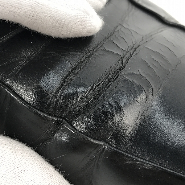 実際に弊社で買取させて頂いたPRADA/プラダ レザー コインローファー/ドレスシューズ 2DB019/6.5の画像 7枚目