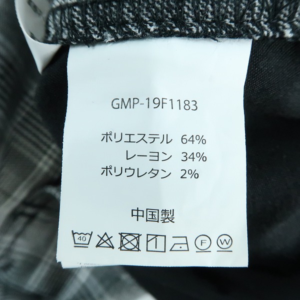 実際に弊社で買取させて頂いた(1)GRAMICCI/グラミチ BEAMS別注 チェック柄 ユーティリティパンツ グレー GMP-19F1183 /Mの画像 3枚目
