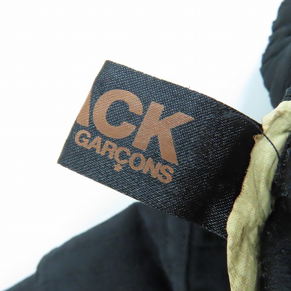 実際に弊社で買取させて頂いたBLACK COMME des GARCONS/ブラックコムデギャルソン ジャガード総柄 サルエルパンツ AD2020/1F-P006/Mの画像 3枚目