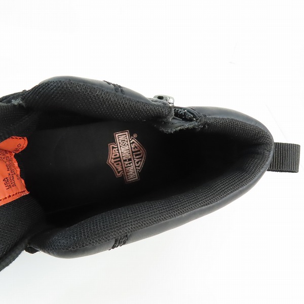 実際に弊社で買取させて頂いた【未使用】HARLEYDAVIDSON/ハーレーダビッドソン サイドジップレザーブーツ/D93804/8.5の画像 4枚目