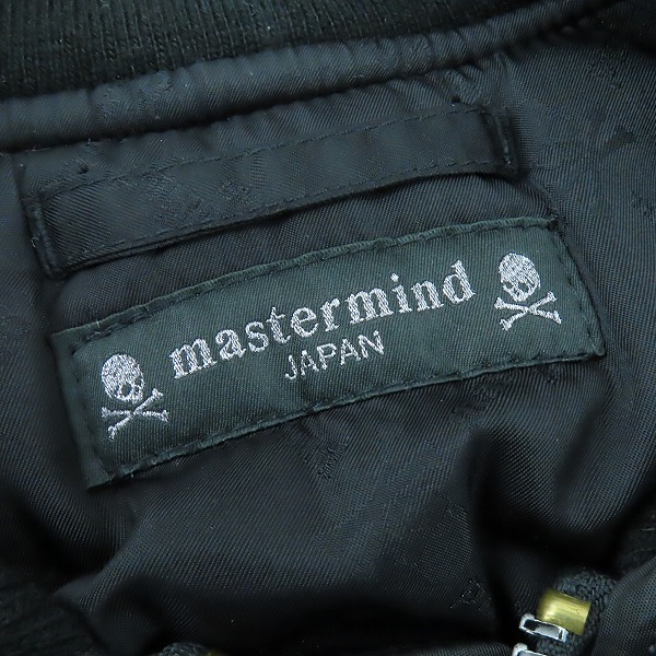実際に弊社で買取させて頂いたmastermind JAPAN×ALPHA/マスターマインド×アルファ MA-1 ジャケット リバーシブル Mの画像 4枚目