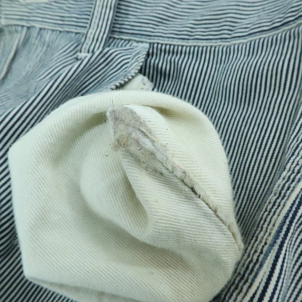 実際に弊社で買取させて頂いたHYSTERIC GLAMOUR/ヒステリックグラマー ボーダーペインターパンツ 02202AP04/Lの画像 7枚目