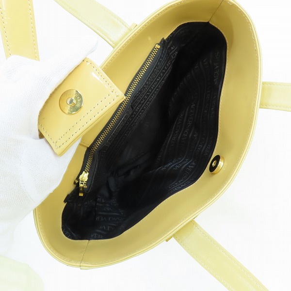 実際に弊社で買取させて頂いたVERSACE/ヴェルサーチ サンバースト ハンドバッグの画像 3枚目
