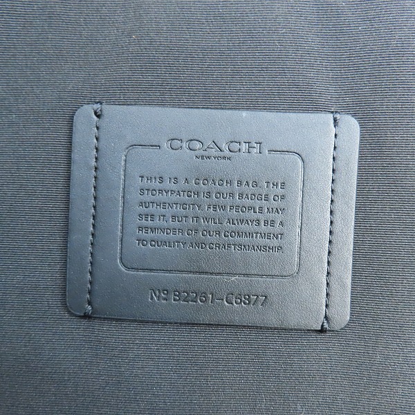実際に弊社で買取させて頂いたCOACH/コーチ グラハム コンバーチブル バックパック C6877 の画像 5枚目