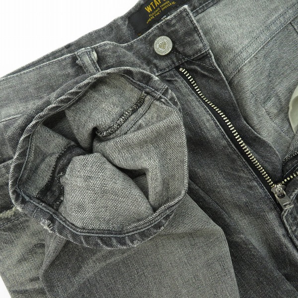 実際に弊社で買取させて頂いたWTAPS/ダブルタップス スキニーデニムパンツ 151GWDT-PTM04/Mの画像 6枚目