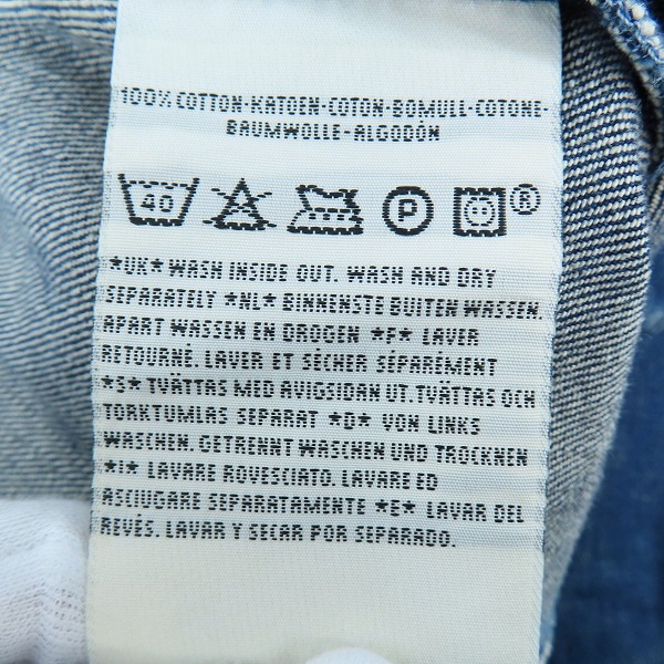 実際に弊社で買取させて頂いたLevi's/リーバイス ユーロ 70501-04 大戦モデル 1st ファーストデニムジャケット/70501 0408/Mの画像 4枚目