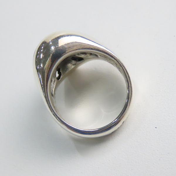 実際に弊社で買取させて頂いたBWL/ビルウォールレザー GERMAN HELMET SKULL/ジャーマン ヘルメット スカルリング 15号の画像 5枚目