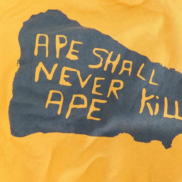 実際に弊社で買取させて頂いたA BATHING APE/アベイシングエイプ リバーシブル スウェット トレーナー/Lの画像 6枚目