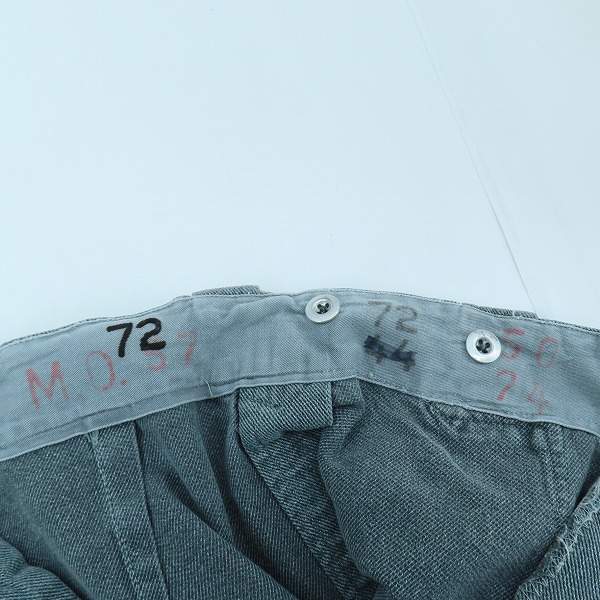 実際に弊社で買取させて頂いたスイス軍 ユーロヴィンテージ デニムパンツ K.M.V. 87711の画像 4枚目