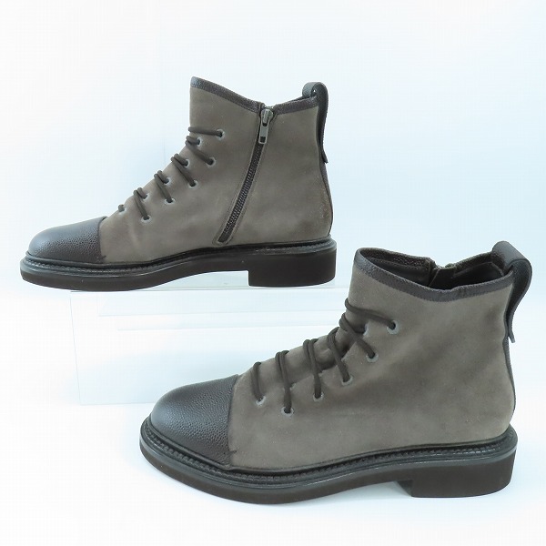 実際に弊社で買取させて頂いたGIORGIO ARMANI/ジョルジオアルマーニ スウェード レザーブーツ X2M288/8の画像 3枚目