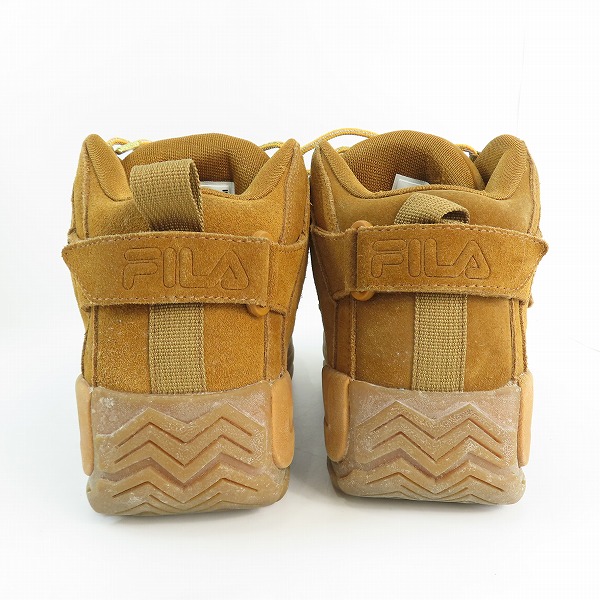 実際に弊社で買取させて頂いたatmos×FILA/アトモス×フィラ FILA96/WHEAT/GUM ハイカットスニーカー 1VB90139-200/US11の画像 1枚目