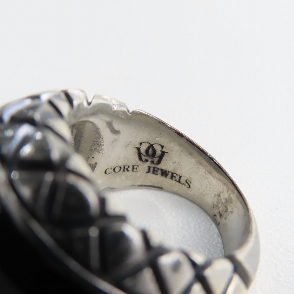 実際に弊社で買取させて頂いたCORE JEWELS/コアジュエルス カットオニキス リング/17.5号の画像 6枚目