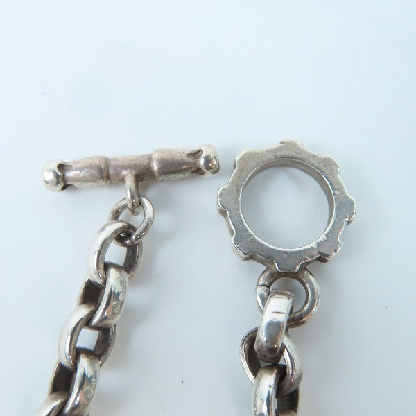 実際に弊社で買取させて頂いたSTARLINGEAR/スターリンギア スモールプレーンリンクチェーンネックレスの画像 3枚目