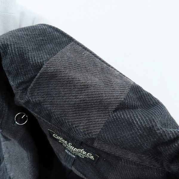 実際に弊社で買取させて頂いたCALEE/キャリー チェック柄 カバーオール ジャケット/Mの画像 5枚目