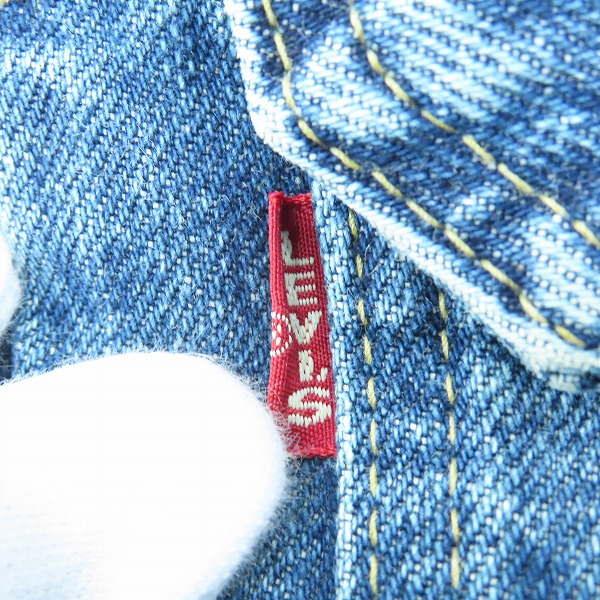 実際に弊社で買取させて頂いたLEVI’S/リーバイス 71507/J22刻印 デニムジャケット Gジャン/40の画像 3枚目