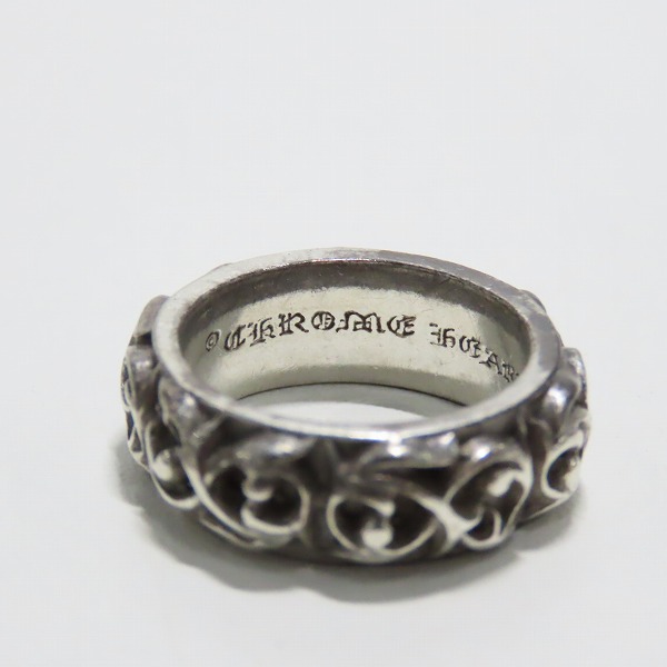 実際に弊社で買取させて頂いた【インボイス原本】CHROME HEARTS/クロムハーツ ETRNITY VINE BAND エタニティヴァインバンドリング 18号の画像 6枚目