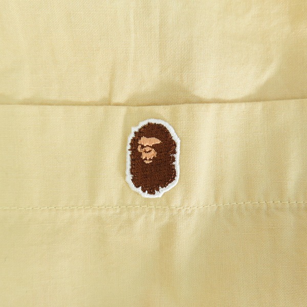 実際に弊社で買取させて頂いたA BATHING APE/アベイシングエイプ MADE WITH GENERAL 1ポイント刺繍 グラデーション 半袖シャツ/Lの画像 5枚目