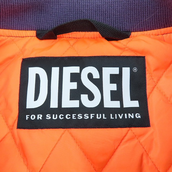 実際に弊社で買取させて頂いたDIESEL/ディーゼル 20AW フライトジャケット/ブルゾン/Sの画像 2枚目