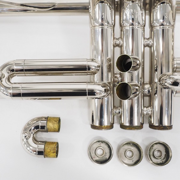 実際に弊社で買取させて頂いた【難有り】YAMAHA/ヤマハ YTR-1310/YTR1310 トランペット シルバープレート ハードケース付の画像 5枚目