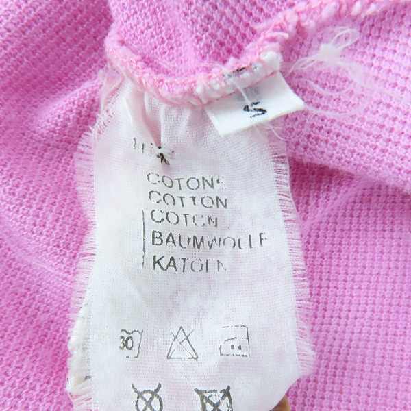 実際に弊社で買取させて頂いたETRO/エトロ 襟柄切替 ロゴ刺繍 半袖ポロシャツ Sの画像 4枚目