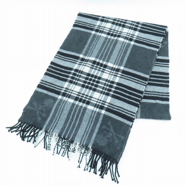 実際に弊社で買取させて頂いたmastermind JAPAN/マスターマインドジャパン Johnstons of Elgin カシミヤ チェック マフラー/ストール