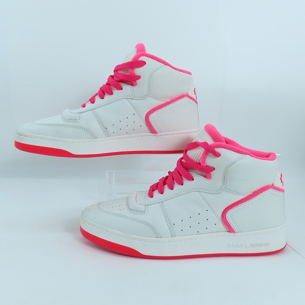 実際に弊社で買取させて頂いたSAINT LAURENT PARIS/サンローラン メンズ ミッドトップ スニーカー 711250 /42の画像 3枚目