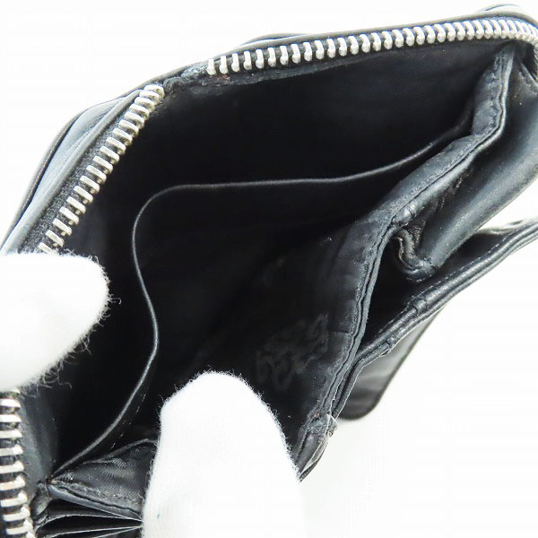 実際に弊社で買取させて頂いたCHROME HEARTS/クロムハーツ REC F ZIP MINI/レックジップミニ ラウンドジップウォレットの画像 6枚目