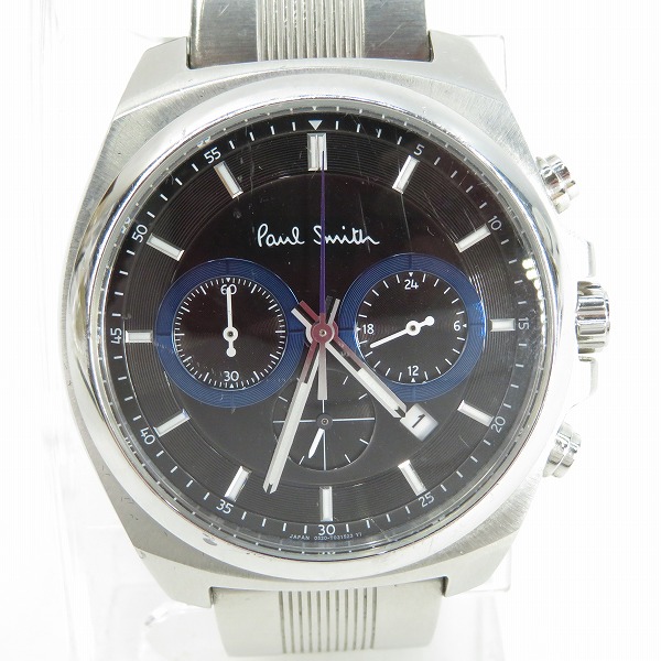 実際に弊社で買取させて頂いたPaul Smith/ポールスミス クロノグラフ クォーツ腕時計 BA4-612-51