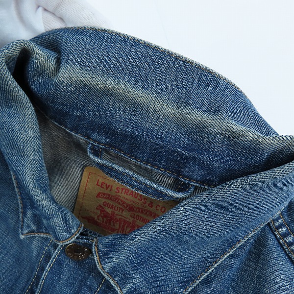 実際に弊社で買取させて頂いたLevi's/リーバイス ユーロ 70501-04 大戦モデル 1st ファーストデニムジャケット/70501 0408/Mの画像 7枚目