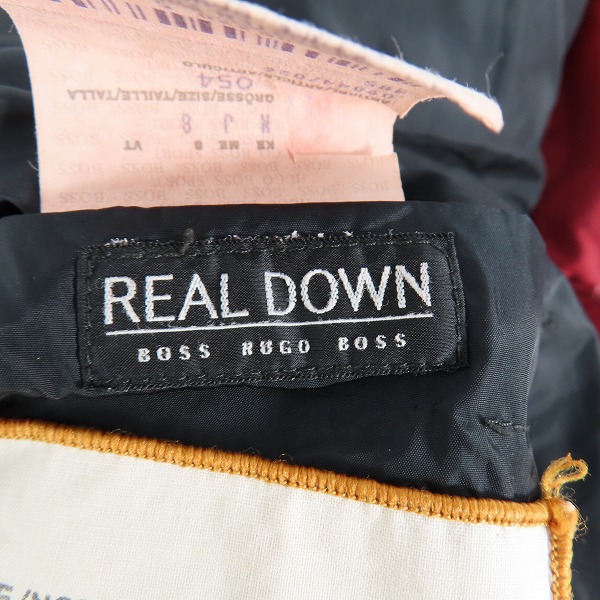 実際に弊社で買取させて頂いたHUGO BOSS/ヒューゴボス ダウンジャケット 54の画像 4枚目