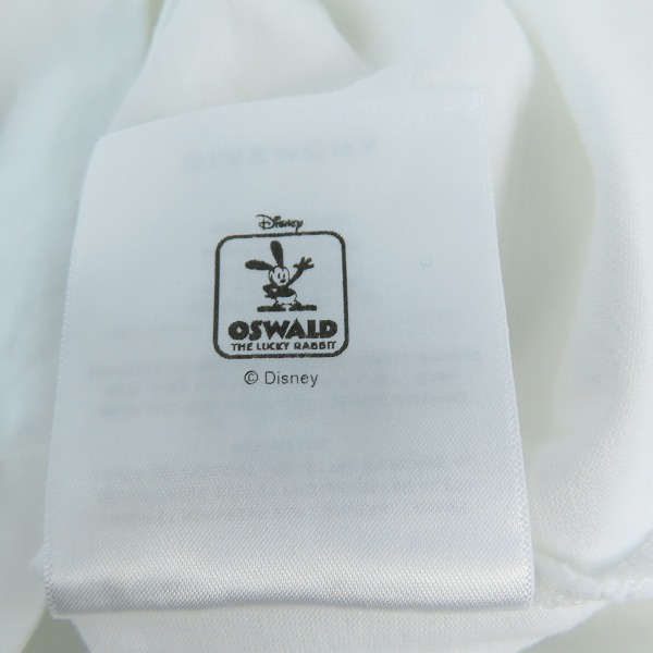 実際に弊社で買取させて頂いた【JPタグ】GIVENCHY×DISNEY/ジバンシー×ディズニー 23SS オズワルド 半袖Tシャツ BM716G3YAR Lの画像 6枚目