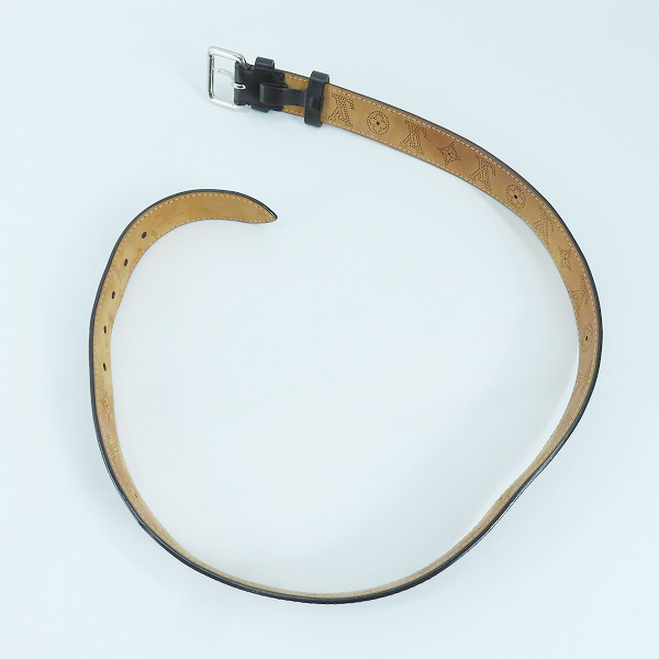 実際に弊社で買取させて頂いたLOUIS VUITTON/ルイヴィトン サンチュール・ペルフォ マヒナ モノグラムパンチング ベルトレザー M6931/CA1016の画像 7枚目