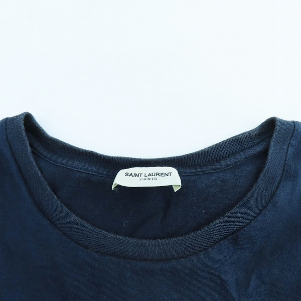 実際に弊社で買取させて頂いたSAINT LAURENT PARIS/サンローラン パリ Reverse Logo Tee/リバース ロゴ Tシャツ 663278 Y36HE/Lの画像 5枚目