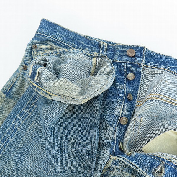 実際に弊社で買取させて頂いたLEVI'S/リーバイス ボタン裏刻印4 足長R ボタンフライ デニムパンツ/ジーンズの画像 2枚目