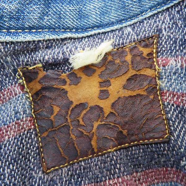 実際に弊社で買取させて頂いたLEVIS/リーバイス 519XX 1st/ファースト ブランケット付き ビンテージ/ヴィンテージ デニムジャケットの画像 2枚目