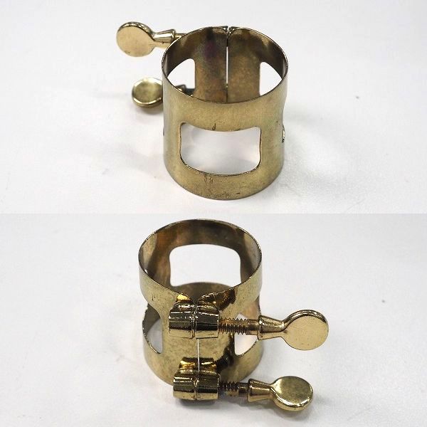 実際に弊社で買取させて頂いたMEYER/メイヤー 5MM アルトサックス用 マウスピース MR-402-5MM リガチャー・キャップ付の画像 7枚目