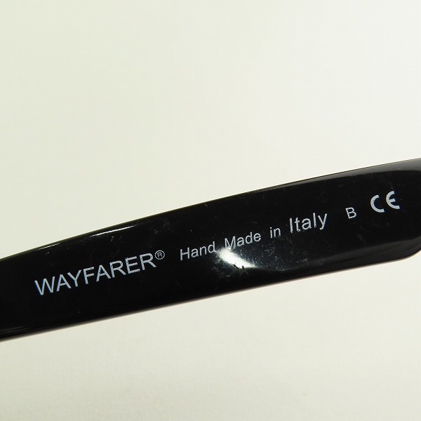 実際に弊社で買取させて頂いたRay-Ban/レイバン WAYFARER/ウェイファーラーサングラス/アイウェア RB2140-F 901の画像 5枚目
