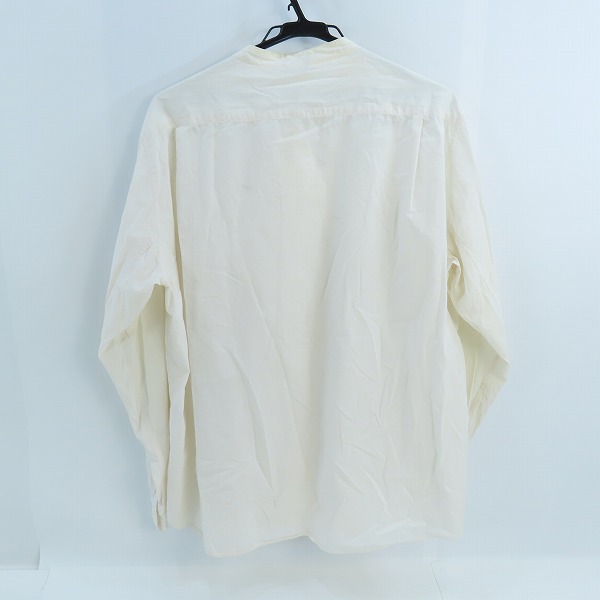 実際に弊社で買取させて頂いたARTS&SCIENCE/アーツ＆サイエンス ノーカラー 長袖シャツ/3の画像 1枚目