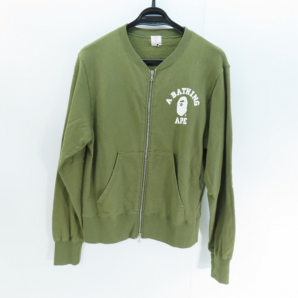 実際に弊社で買取させて頂いたA BATHING APE/アベイシングエイプ APE SHALL NEVER KILL APE ジップアップスウェットブルゾンジャケット/S