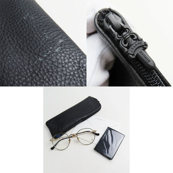 実際に弊社で買取させて頂いたCHROME HEARTS/クロムハーツ BUBBA-A メガネフレーム アイウェア の画像 8枚目