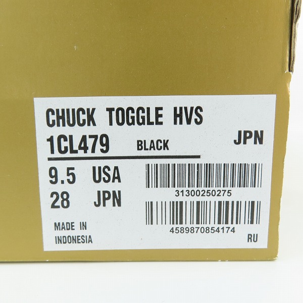 実際に弊社で買取させて頂いたCONVERSE×HOUYHNHNM/コンバース×フイナム VINTAGE SUMMIT CHUCK TOGGLE/1CL479 28の画像 9枚目