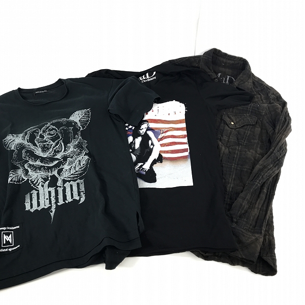 実際に弊社で買取させて頂いた【おまとめ】Moonage Devilment/ムーンエイジデビルメント 半袖Tシャツ/長袖チェックシャツの画像 1枚目