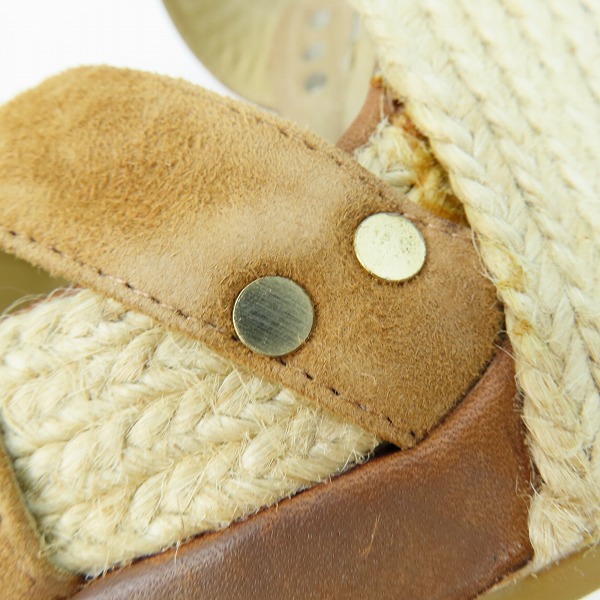 実際に弊社で買取させて頂いた【ジャンク】JIMMY CHOO/ジミーチュウ スエード ヒールサンダル 37の画像 6枚目