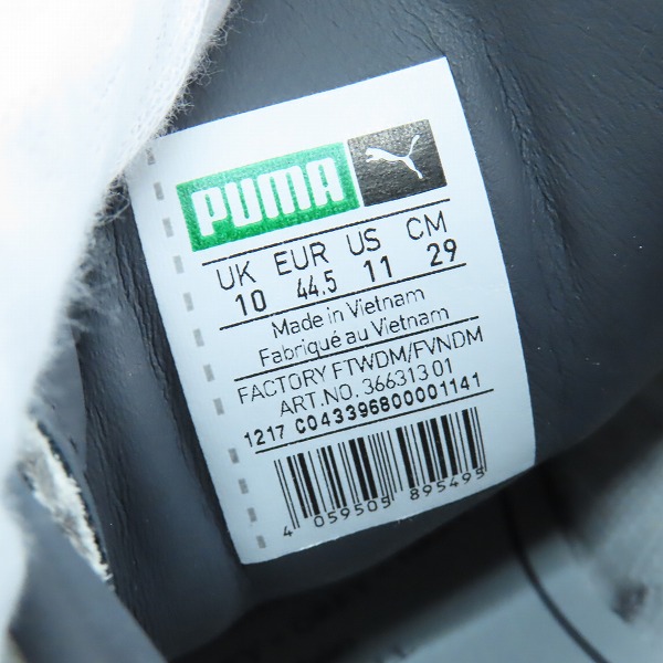 実際に弊社で買取させて頂いたPUMA/プーマ 50周年記念モデル SUEDE CLASSIC/スエード クラシック マイケル ラウ 366313-01/29の画像 5枚目