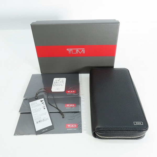 実際に弊社で買取させて頂いたTUMI/トゥミ ラウンドジップ 長財布 ロングウォレットの画像 7枚目